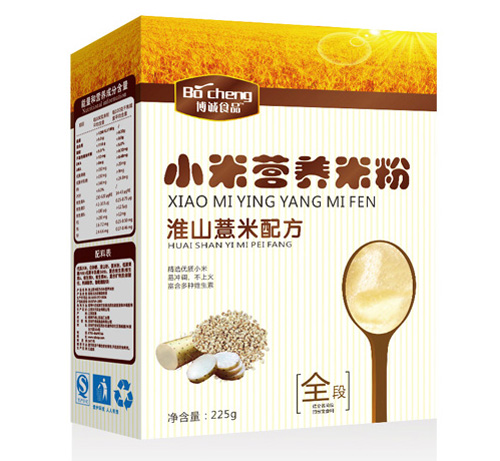 博诚淮山薏米配方小米营养米粉全段