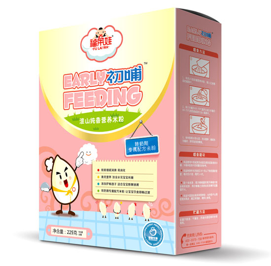 福莱娃初哺淮山纯香营养米粉