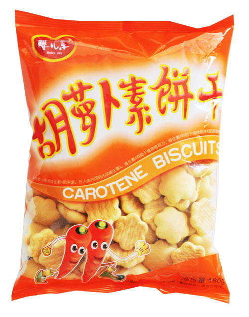 婴儿乐胡萝饼干卜180g