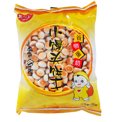 婴儿乐谷物蛋奶小馒头280g