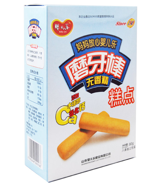 婴儿乐强化钙磨牙棒80g