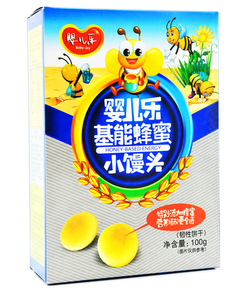 婴儿乐基能蜂蜜小馒头