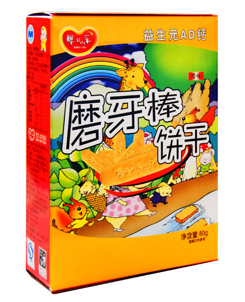婴儿乐普通磨牙棒原味80g