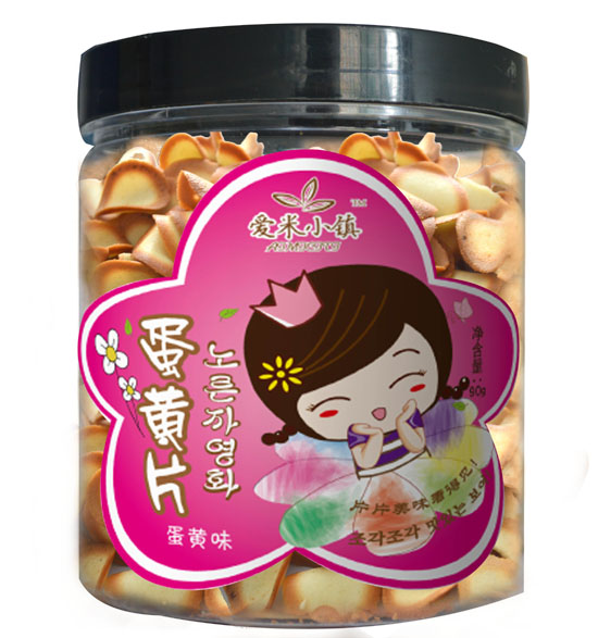 爱米小镇蛋黄味蛋黄片