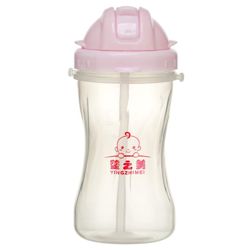 婴之美带绳花形水壶330ML