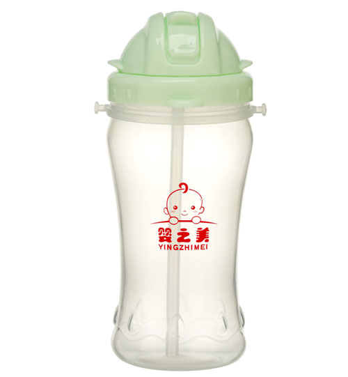婴之美带绳凹形水壶360ML