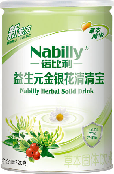 诺比利益生元金银花清清宝听装