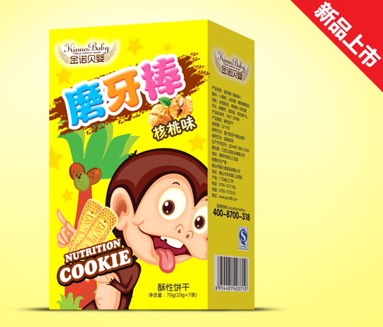 金诺贝婴磨牙棒(核桃味)
