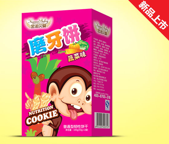 金诺贝婴磨牙饼(蔬菜味)