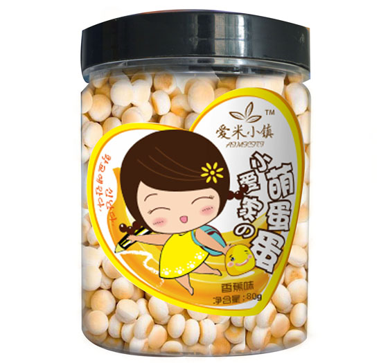 爱米小镇婴儿萌蛋蛋香蕉味