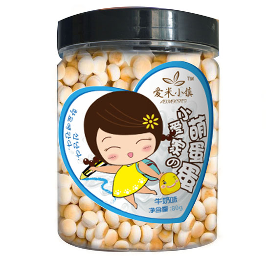 爱米小镇婴儿萌蛋蛋牛奶味