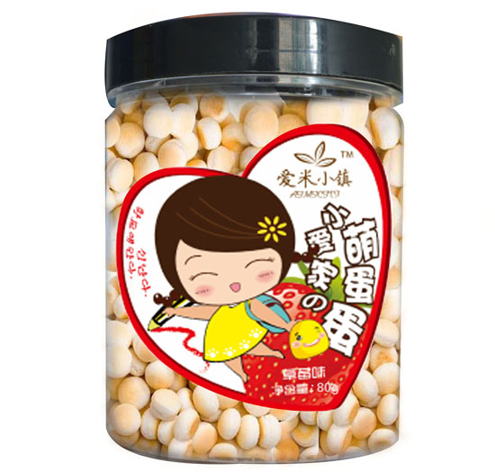 爱米小镇婴儿萌蛋蛋草莓味