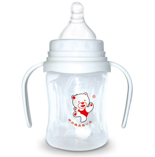 Babykin（贝沁）宽口弧形PP奶瓶210ML