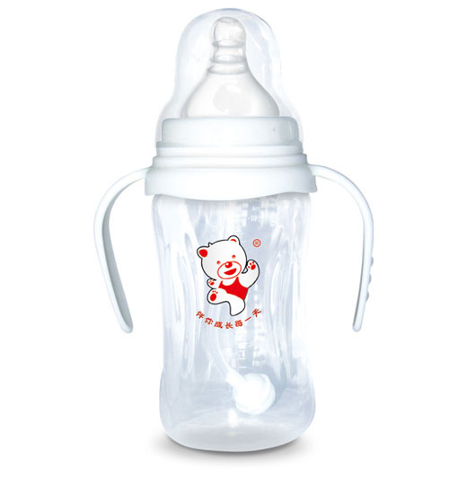 Babykin（贝沁）宽口弧形PP奶瓶270ML