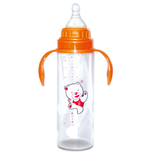 Babykin（贝沁）食品级玻璃奶瓶标口直身奶瓶240ML