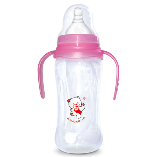 Babykin（贝沁）宽口弧形PP奶瓶330ML