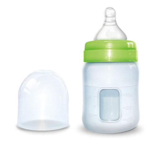Babykin（贝沁）全硅胶奶瓶160ML