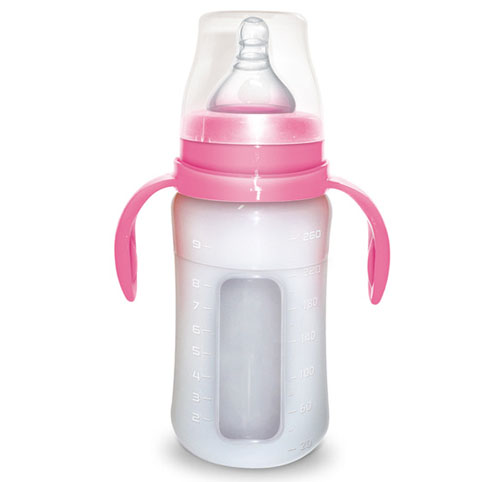 Babykin（贝沁）全硅胶奶瓶260ML