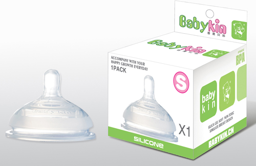 Babykin（贝沁）超宽口奶嘴（单个）