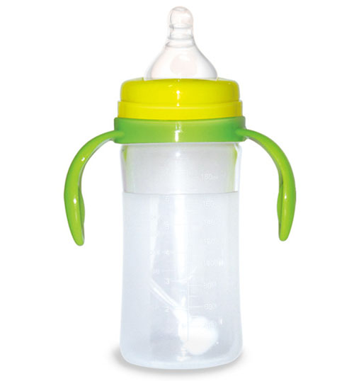 Babykin（贝沁）全硅胶奶瓶180ML
