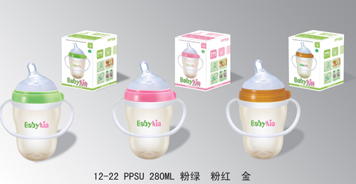 Babykin（贝沁）PPSU超宽口奶瓶280ML