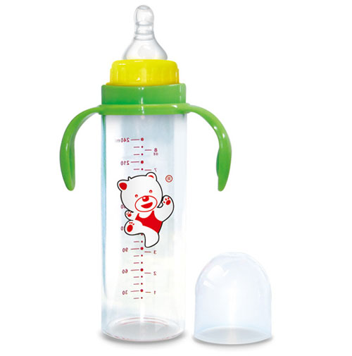Babykin（贝沁）标口直身高硼硅玻璃奶瓶240ML
