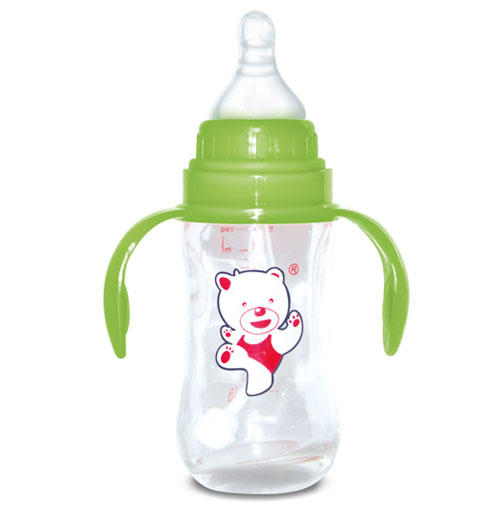 Babykin（贝沁）食品级玻璃奶瓶标口弧形奶瓶160ML