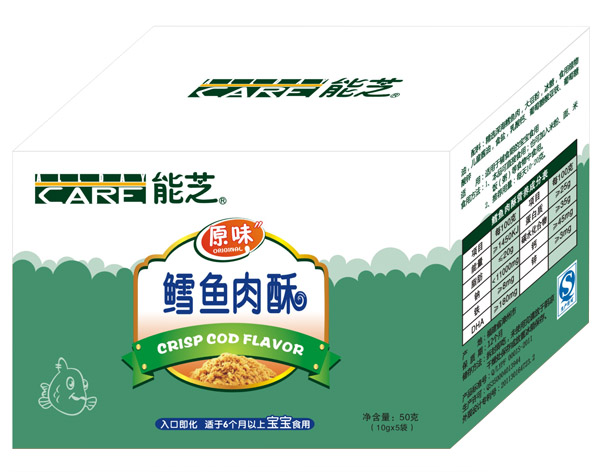能芝50克鳕鱼肉酥