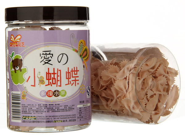 能芝多种水果蝴蝶面