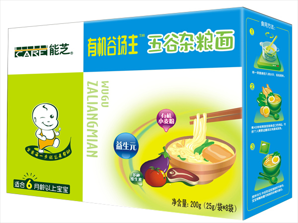 能芝有机谷场主五谷杂粮面
