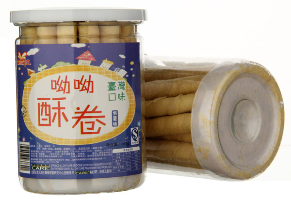 能芝紫薯酥卷