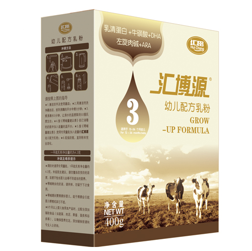汇昌汇博源幼儿配方乳粉盒装