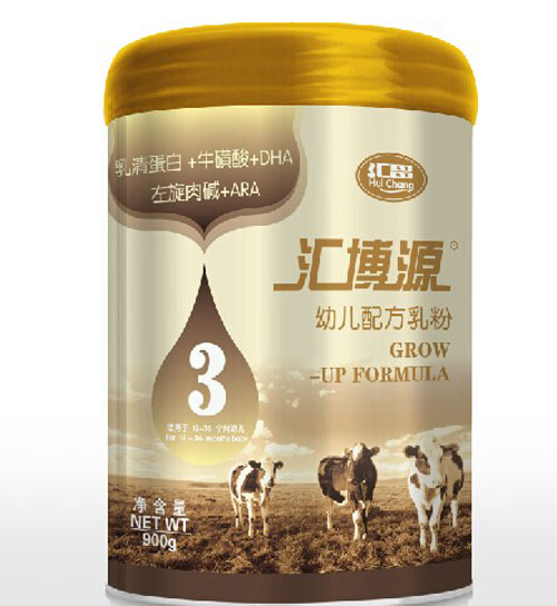 汇昌汇博源幼儿配方乳粉听装