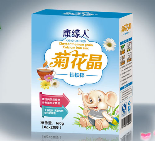 康缘人钙铁锌菊花晶