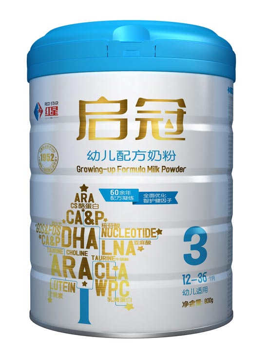 红星启冠幼儿配方奶粉3段