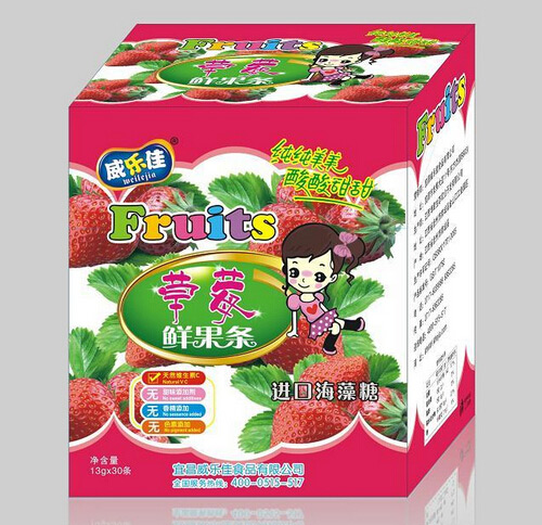 威乐佳鲜果条草莓味