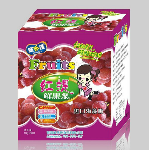 威乐佳鲜果条红提味