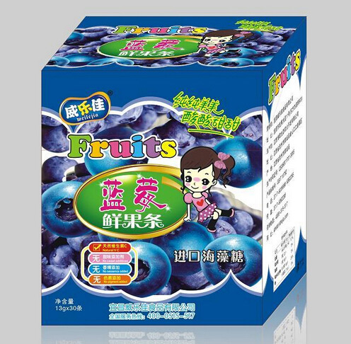 威乐佳鲜果条蓝莓味