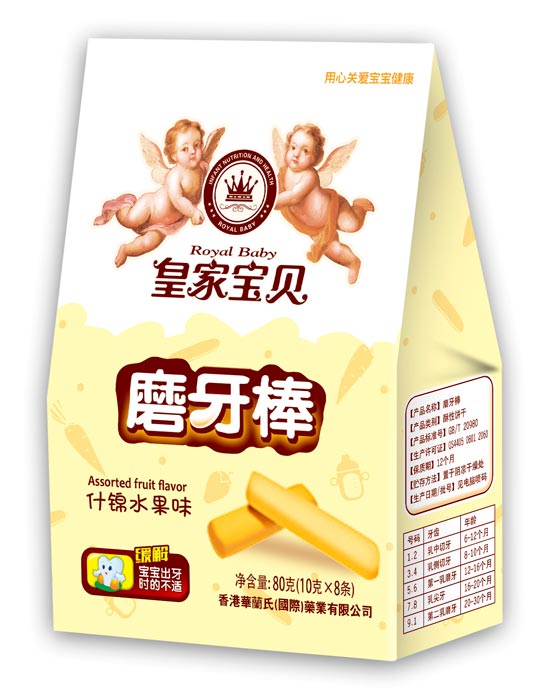 皇家宝贝80克磨牙棒-什锦水果味