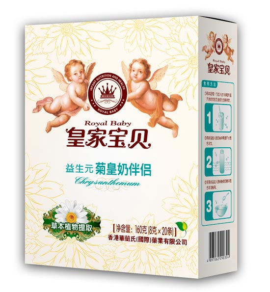 皇家宝贝160克菊皇奶伴侣-益生元