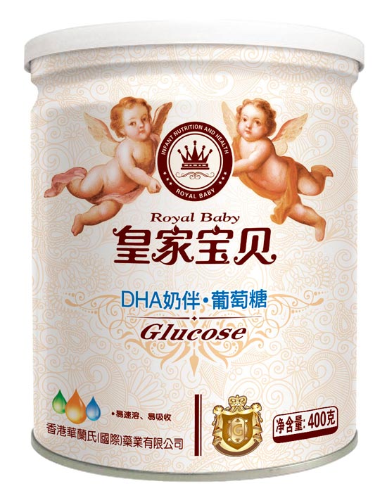 皇家宝贝400克葡萄糖-DHA奶伴