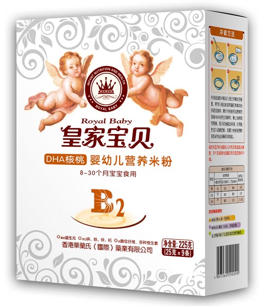 皇家宝贝225克米粉-DHA核桃