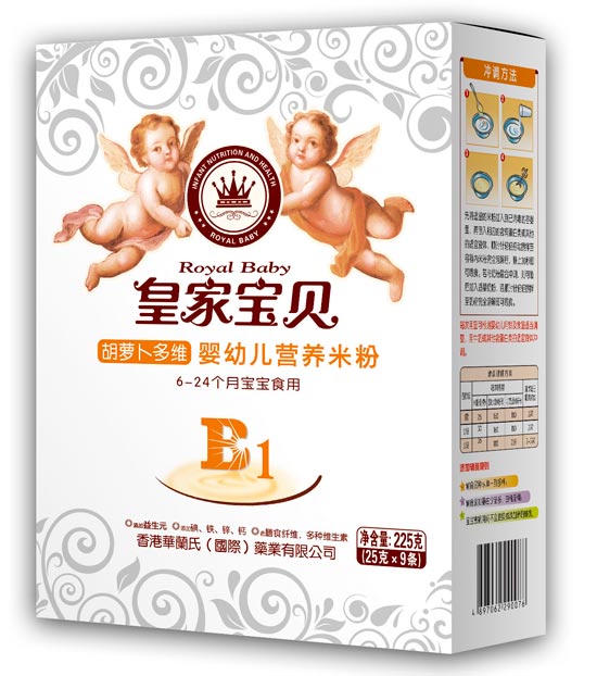 皇家宝贝225克米粉-胡萝卜多维