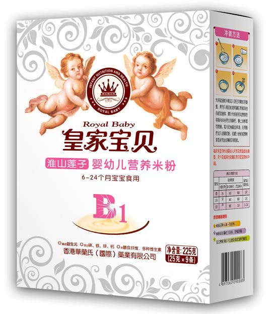 皇家宝贝225克米粉-淮山莲子