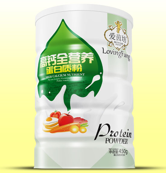 爱茵坊高钙全营养蛋白质粉铁听450g