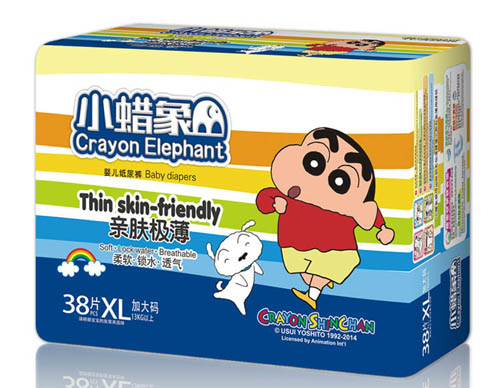 小蜡象亲肤极薄婴儿纸尿裤XL码