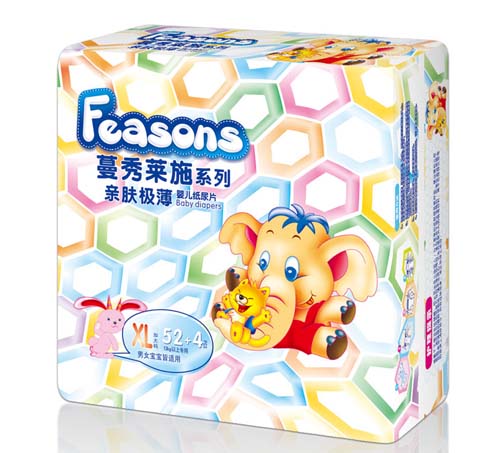 Feasons亲肤极薄婴儿纸尿片XL码