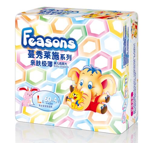  Feasons亲肤极薄婴儿纸尿片L码