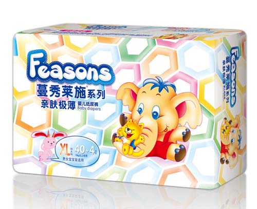 Feasons亲肤极薄婴儿纸尿裤XL码
