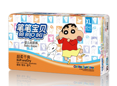 笔笔宝贝超柔干爽婴儿纸尿裤XL码